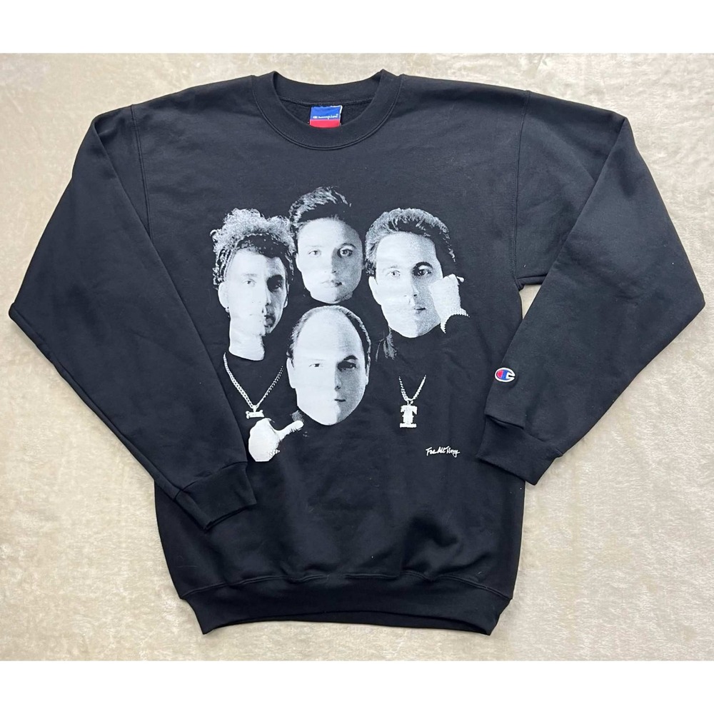 EUC Champion For All To Envy Seinfeld Death Row Parody Sweatshirt Black Size S